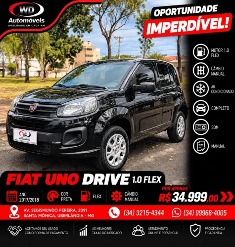 Fiat Uno Drive 1.0 Flex 6V 5P 2018