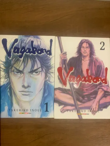 Mangá Vagabond - Volumes 1 e 2 + pôster original