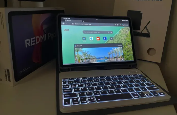 TABLET REDMI Pad 2 256GB + 8GB RAM + Capa + Teclado