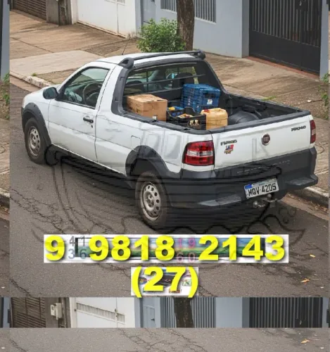 Frete de qualidade e segurança para sua mudança! Atendemos vários bairros!