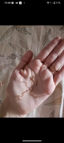 Cordão de ouro feminino