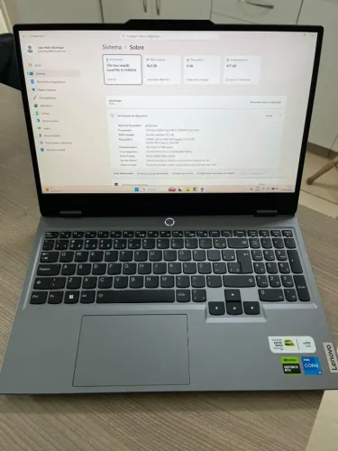 Notebook Gamer Lenovo LOQ, Intel Core i5-13450HX, 16GB RAM, NVIDIA RTX 4050