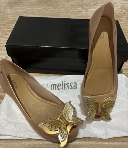 Melissa Ultragirl Alexandre Herchcovitch Borboleta Dourada - Completa
