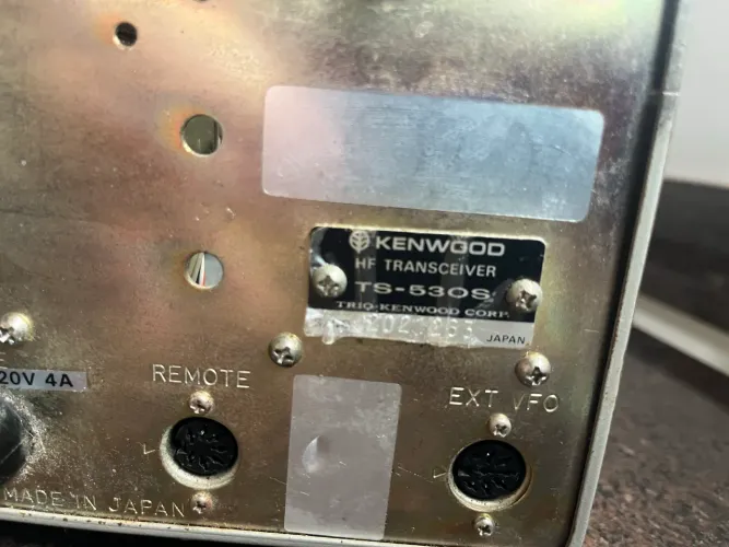Transmissor Kenwood TS 530 S