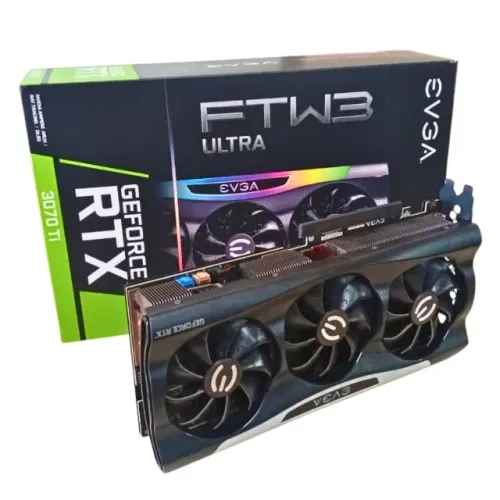 Placa de Vídeo EVGA GeForce RTX 3070 Ti FTW3 Ultra 8GB GDDR6X - Semi Nova