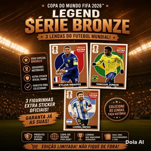 Figurinhas da copa LEGEND BRONZE