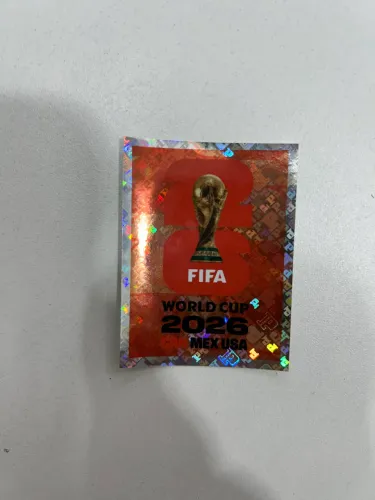 Figurinha da taça da copa