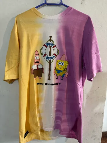 camiseta baw clothing bob esponja g - raridade