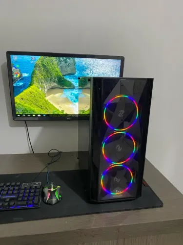 CPu Gamer Intel core i7 6770 4.0Ghz 16gb NVMe 128gb + HD Radeon Rx 580 8Gb
