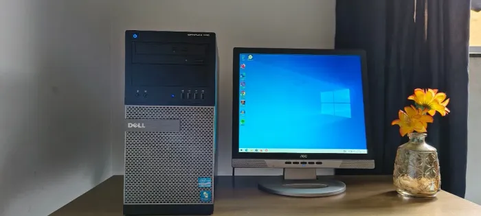 Pc Completo | CPU i5 Dell 3.40Ghz | Monitor AOC 17 Polegadas | Win 10 + Office 365