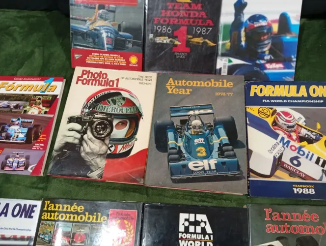 Livros da formula 1