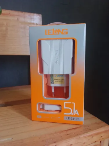 Carregador Completo Turbo Para iPhone,Tipo V e Micro/V8