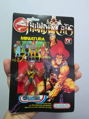 Boneco Chacal Thundercats Mini Glasslite anos 80 lacrado