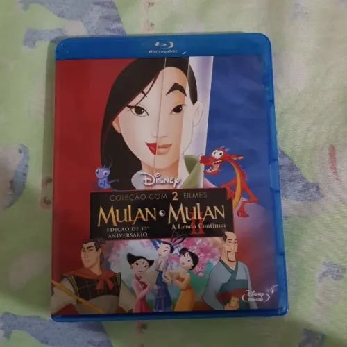 blu ray mulan 1 e 2