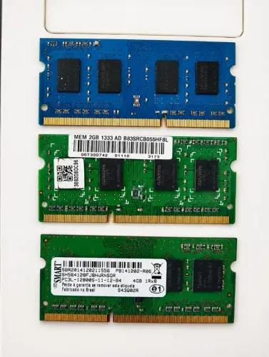 Memória DDR3 Notebook 2x2GB -1x4GB