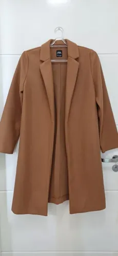 CASACO ZARA LÃ BATIDA