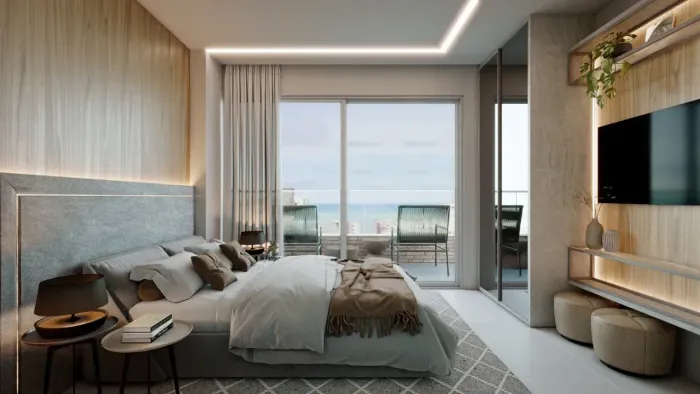 BOA VIAGEM - Flats de 23 m² a 29m² com opção de varanda, lazer completo e entorno fantásti