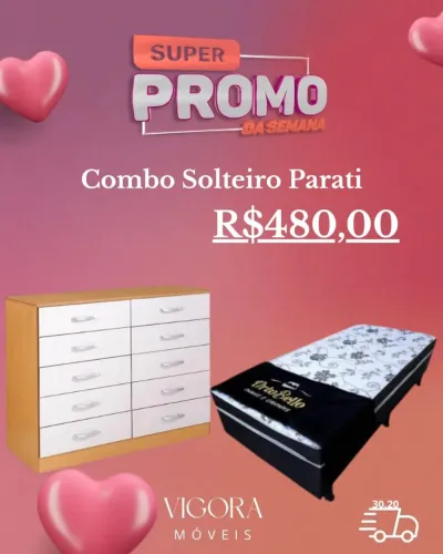 Combo solteiro paratir