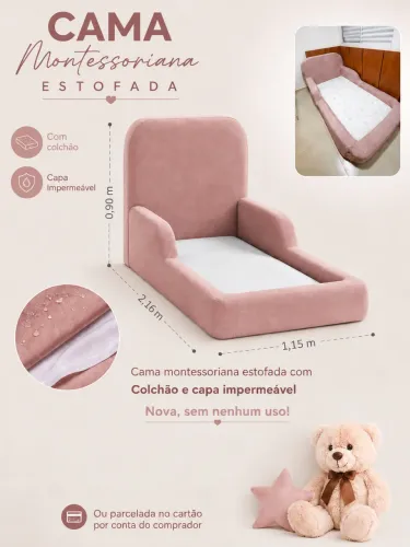 Cama montessoriana infantil