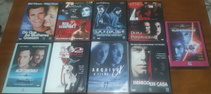 Kit DVDs Originais - 9 Filmes (1 Lacrado) - Ótimo Estado