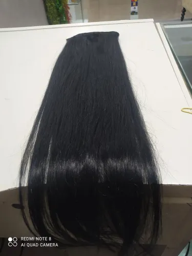 50gr cabelo brasileiro na tela Preto 65cm