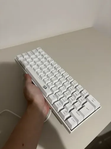 TECLADO REDRAGON BRANCO GAMER