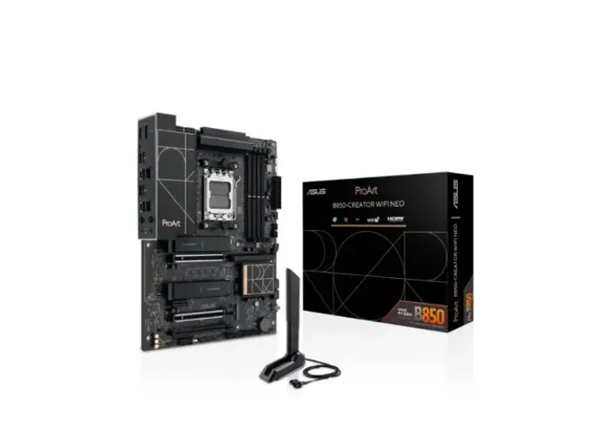 MB ASUS PROART B850-CREATOR WIFI NEO p/ AMD AM5 4xDDR5/2xPCI-e/4xSATA/3xM.2