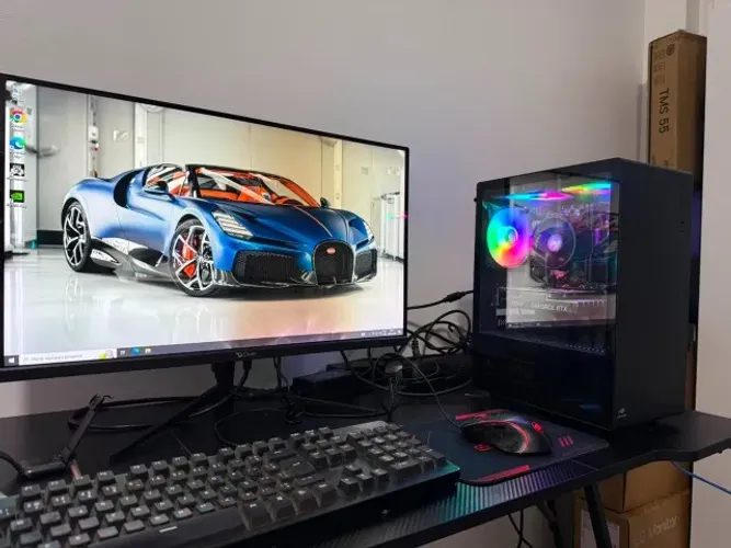 PC Gamer Ryzen 7, 16GBs + RTX 3050 (Monitor 27 Pol. 240Hz)