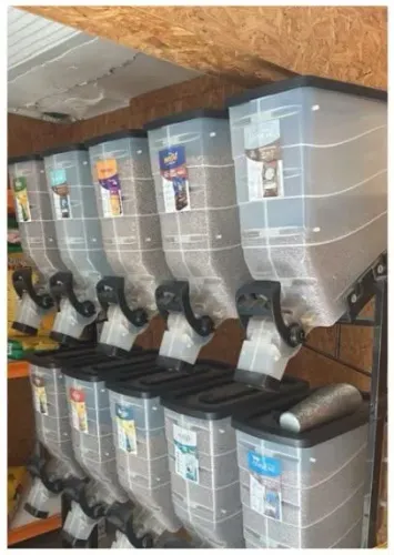 Dispenser Armazenador de Ração
