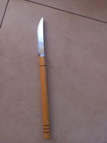 Faca longa para churrasco