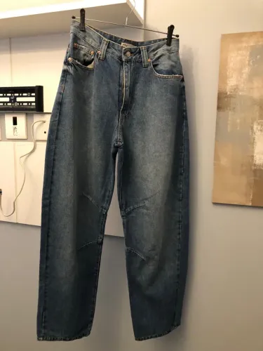 calça jeans nv nati vozza wide leg 38