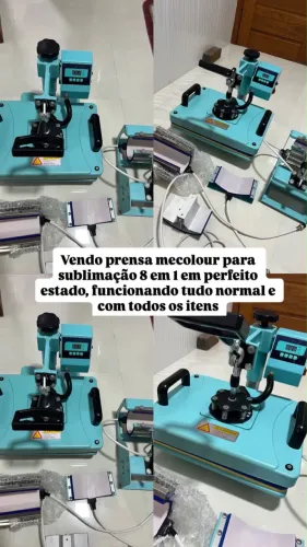 Prensa para estampa de sublimação