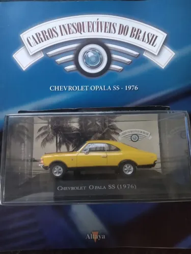 CARROS INESQUECÍVEIS DO BRASIL Chevrolet Opala SS-1976 *INCLUSO REVISTA*