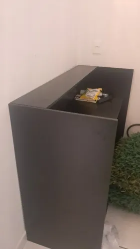 Balcão recepcao preto