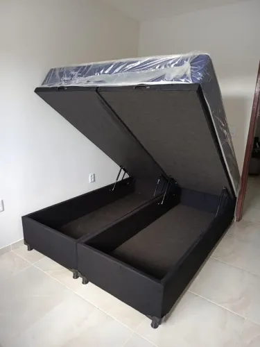 Box baú King bipartido 