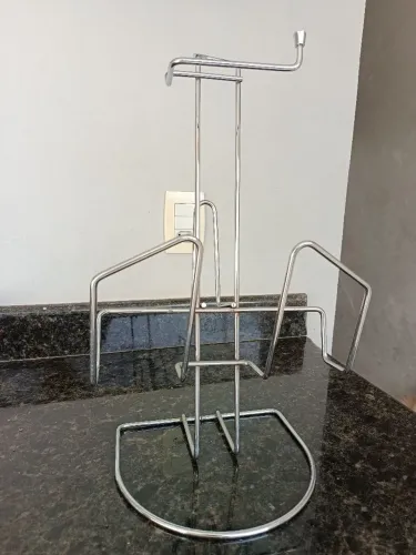 Porta papel higiénico inox