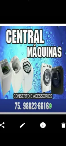 Serviço em máquina de lavar 