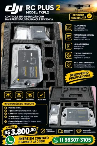 Controle para Drone DJI RC PLUS 2 modelo: TKPL2