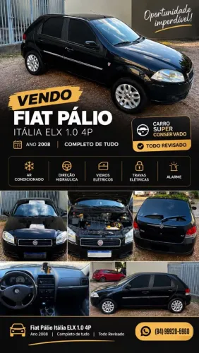 Fiat Palio ELX 1.0 Fire/30 Anos F. Flex 8V 4P 2008