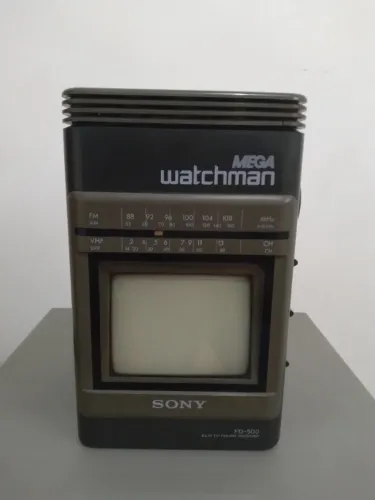 TV tubo crt Sony 4.5 polegadas Mega Watchman FD 500