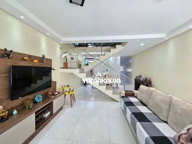 Sobrado com 3 dormitórios à venda, 105 m² por R$ 950.000,00 - Guilhermina Esperança - São