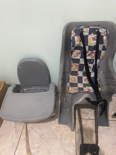 COMBO cadeirinha de bicicleta + cadeirinha de alimentação
