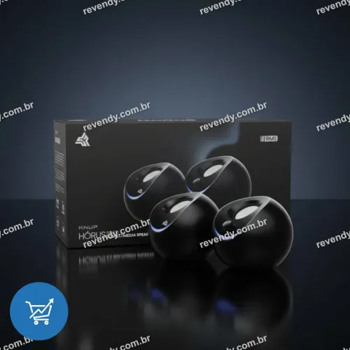 Alto falante para Pc - som estéreo e luz led - entrega grátis