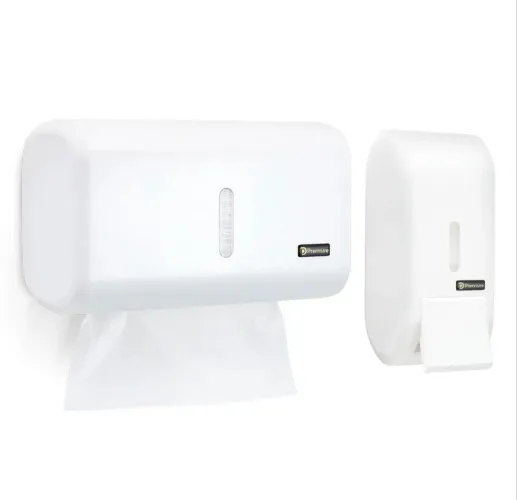 3 KITS DISPENSER (PAPEL TOALHA + SABONETEIRA) PREMISSE