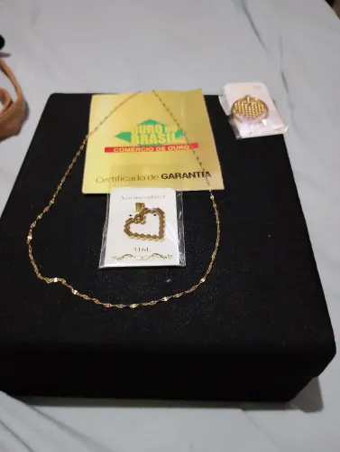 Cordão ouro 18 kl 1,4 gramas