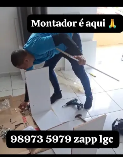 Montador de móveis disponível