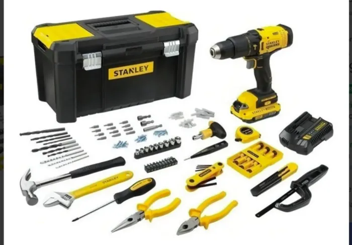 Stanley kit maleta paraf/furad impacto 12 v NOVA NUNCA USADA