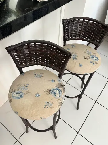 Cadeira de bancada banquetas altas