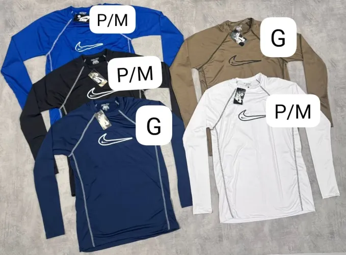 Camisas da Nike manga longa 