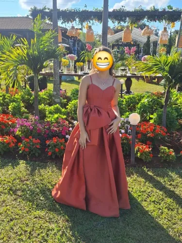 Vestido de festa DESLUMBRANTE, NOVO - usado só 1 vez